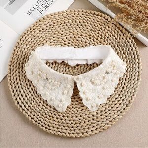 Set of two fake Collars - sweater accessories, Korean fashion